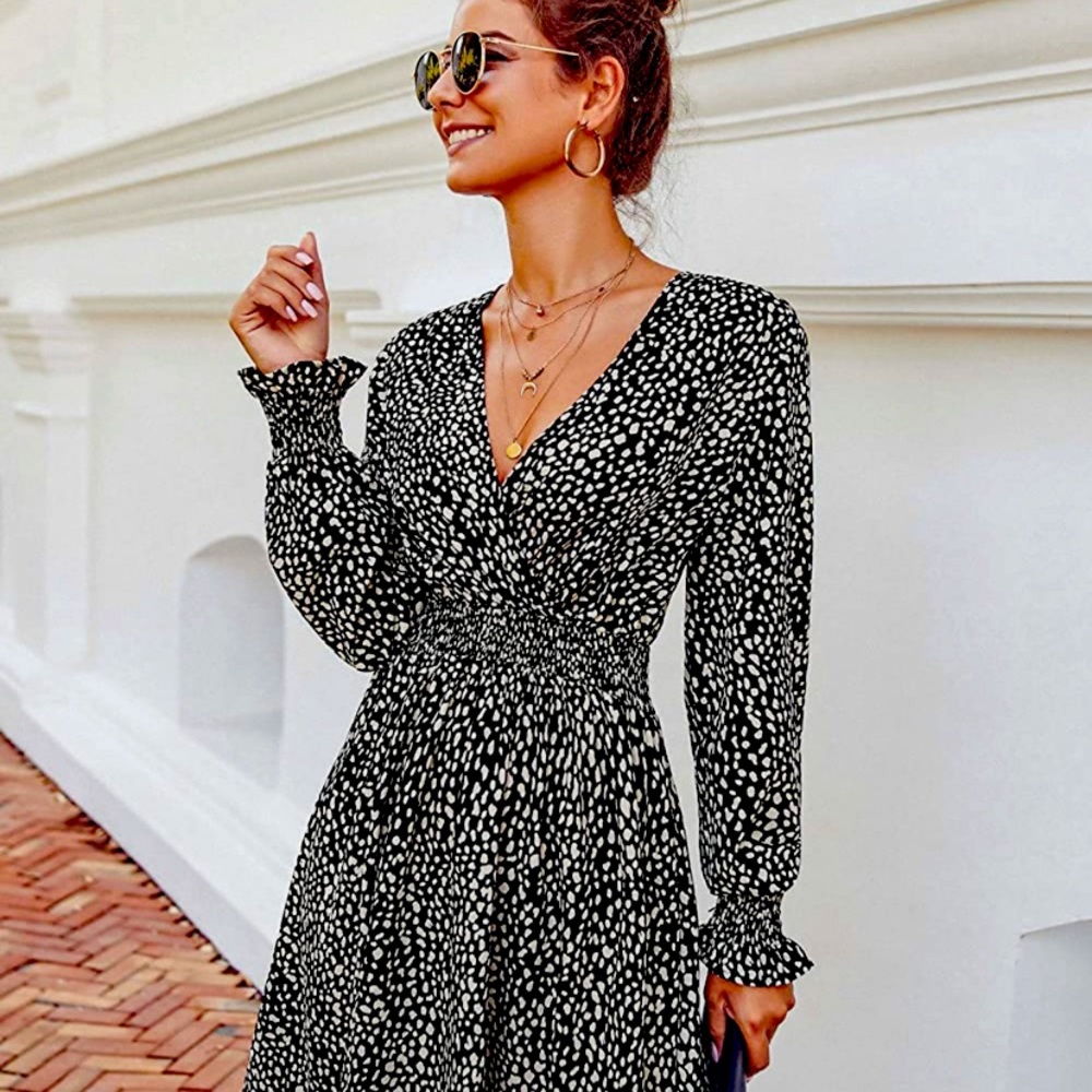 Animal print dress from Amazon size Medium